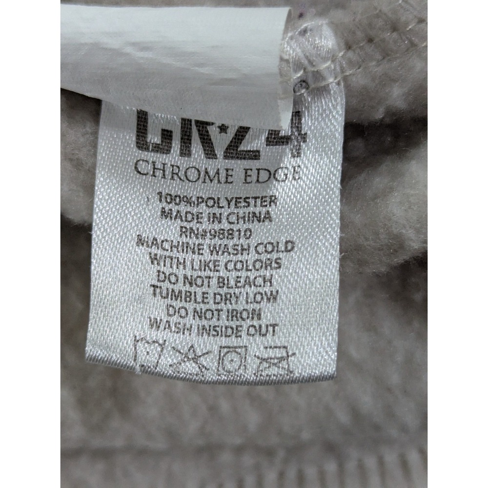 Chrome Edge CR24 Boys Vision Against All Odds Bear Hoodie Size 14-16 Beige Tan - Picture 13 of 14
